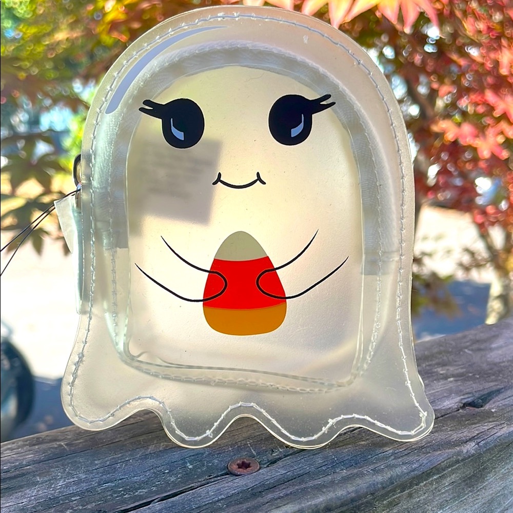 Charming Ghost-Shaped Transparent Change Purse! N… - image 1